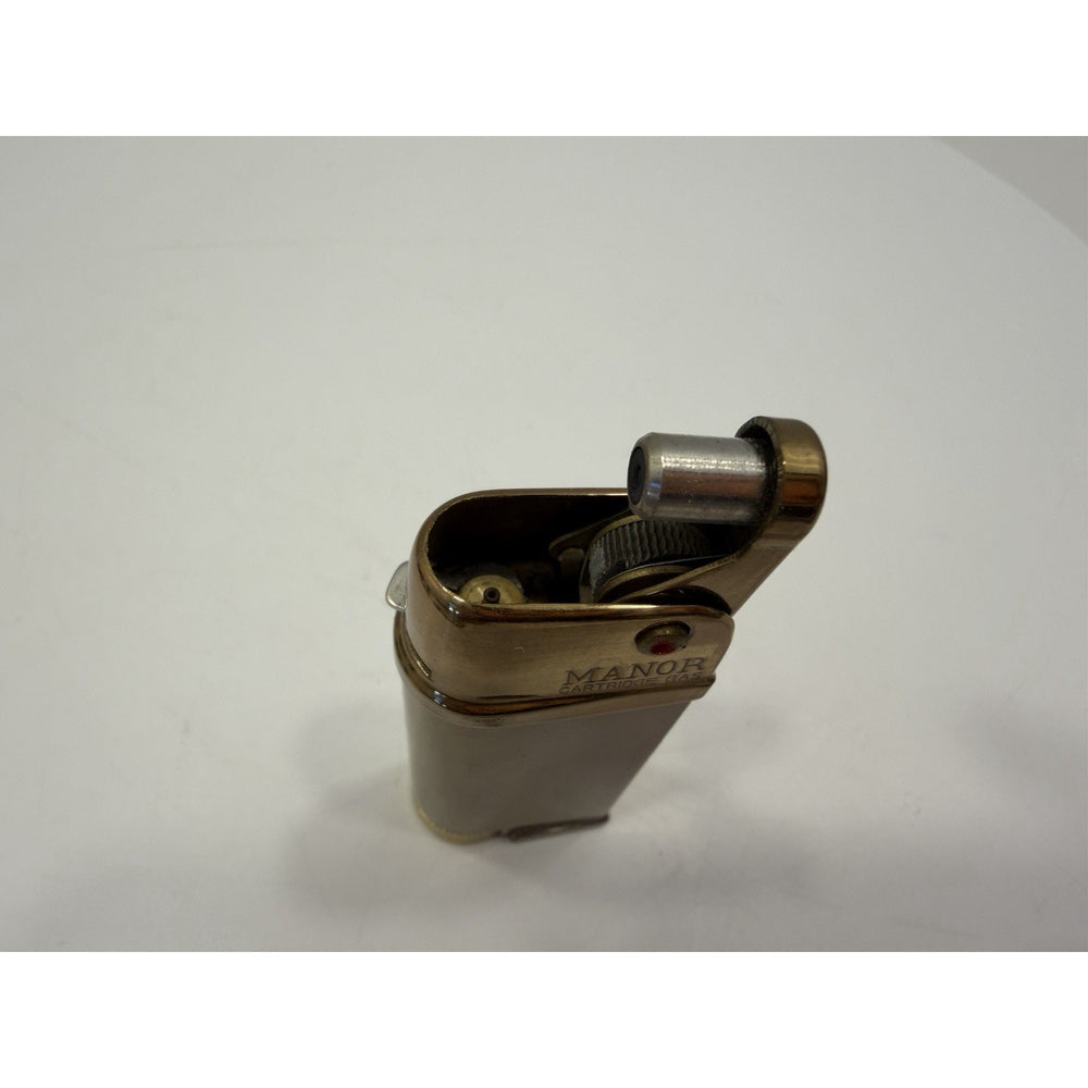 VINTAGE *NEW* 1960's Manor Gold Butane Lighter