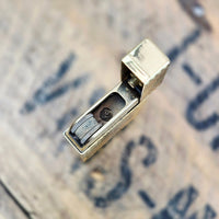 VINTAGE *NEW* 1960's JJJ Gold Textured Butane Lighter Japan