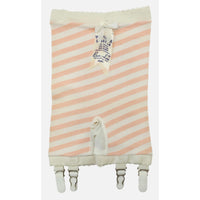 VINTAGE *NEW* 1960's Ban-Lon Women's Pink & White Striped Girdle w/Garter Size S