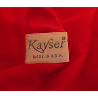 VINTAGE *NEW* 1960's Kayser Women's Red Long Slip 100% Nylon Size 32