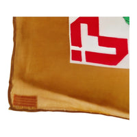 VINTAGE *NEW* 1950's "Juarez" Hand-Rolled Scarf 31" x "31" Brown Japan