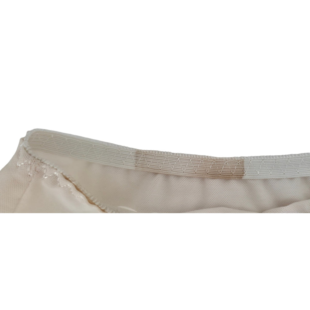 VINTAGE *PRISTINE* 1950's Women's Cream w/Lace Girdle Garter Size L
