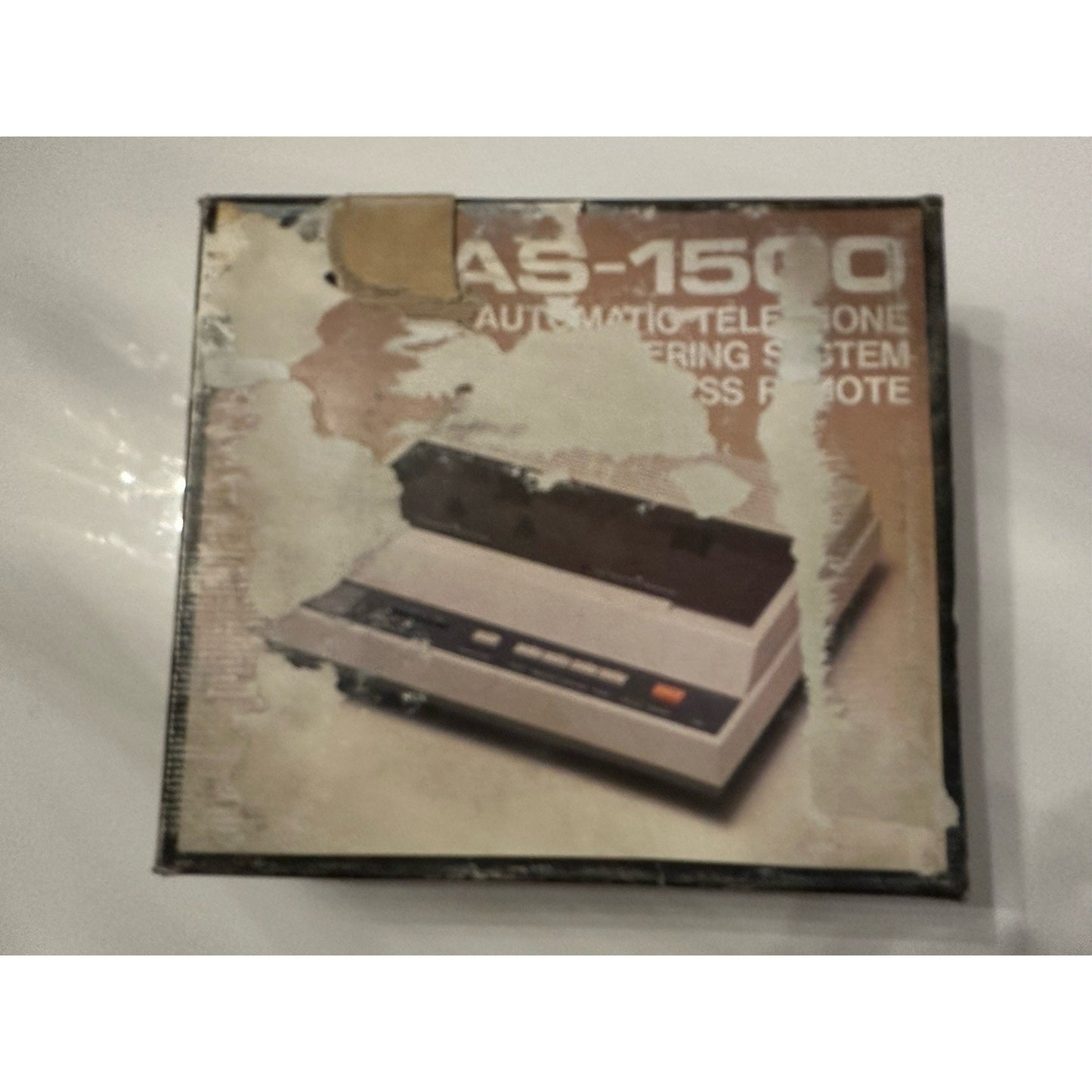 VINTAGE *NEW* 80's Technisonic AS-1500 Answering Machine w/Cassette Tape