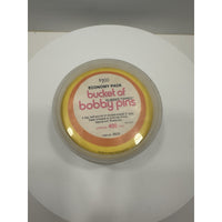 VINTAGE *NEW* 1970's Bucket of Bobby Pins Robber Tipped - 400 Count in Tub