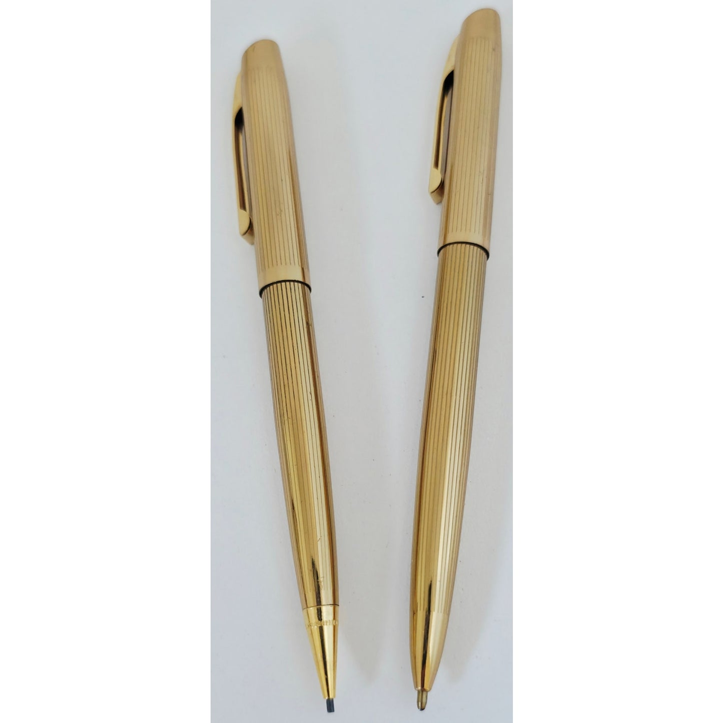 VINTAGE *NEW* 1960's Stratford Gold Pen & Pencil Set Ballpoint & Mechanical in Case