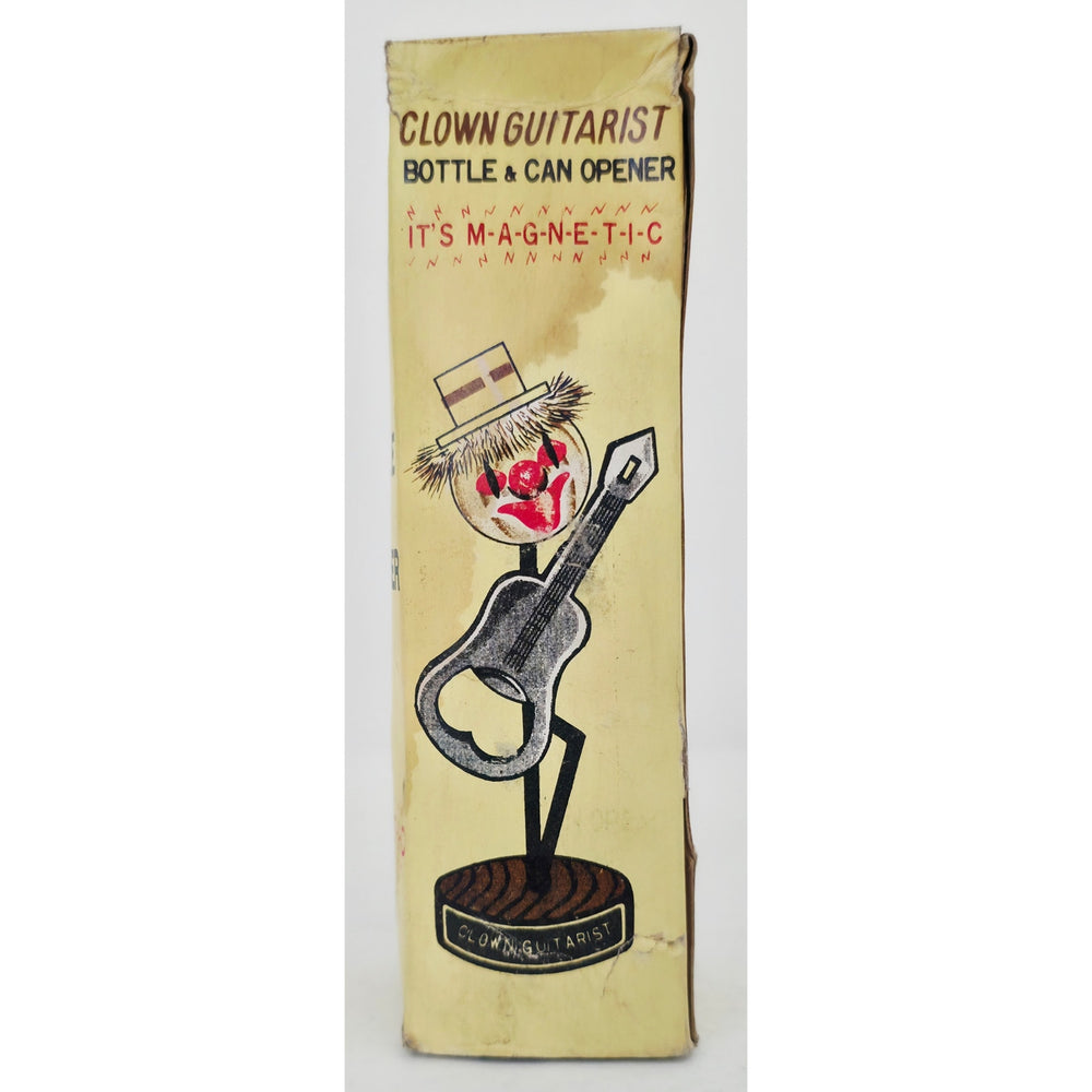 VINTAGE *PRISTINE* 1960's Clown Guitarist Bottle and Can Opener Japan