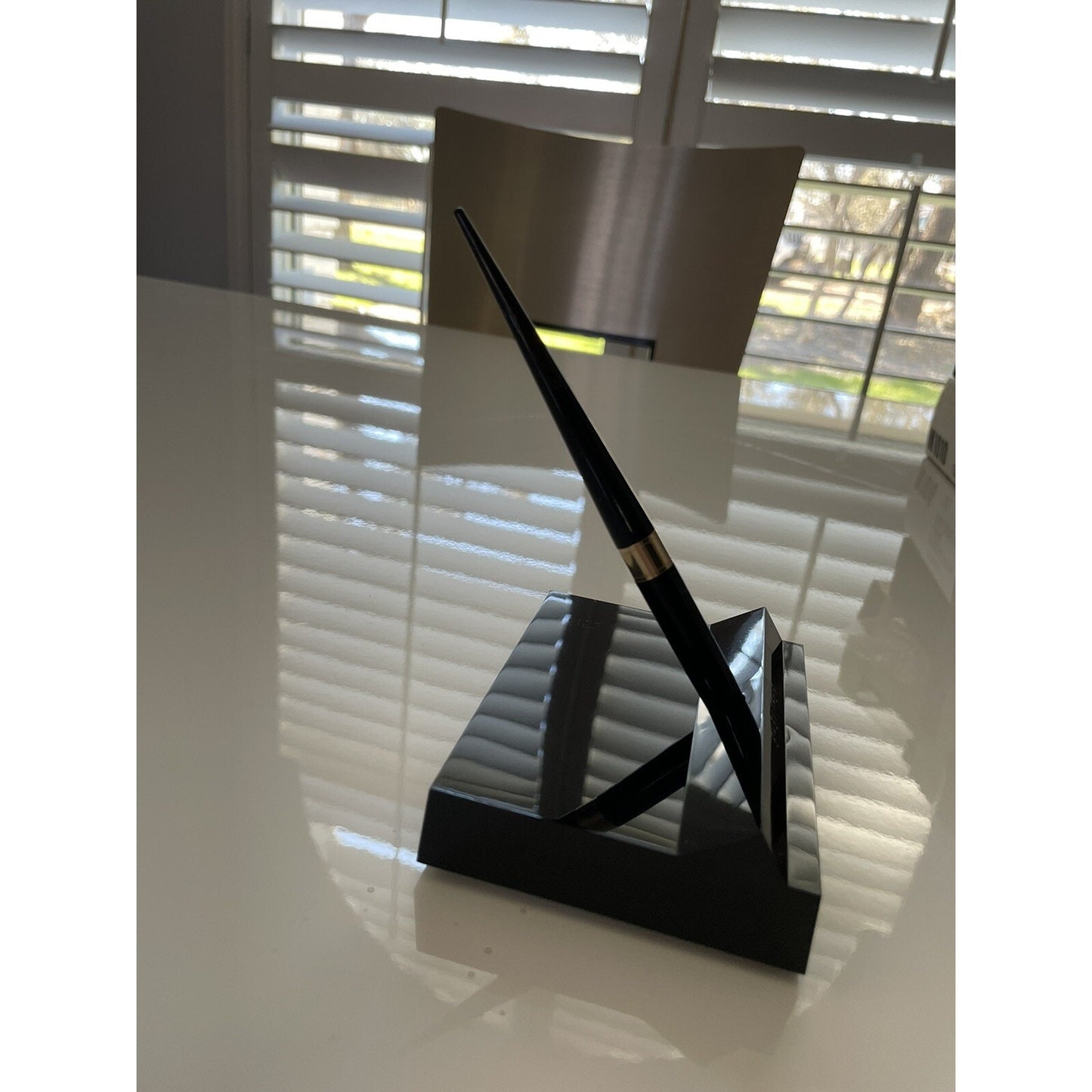 VINTAGE *NEW* 1970's Sheaffer Imperial Desk Set with Medium Point