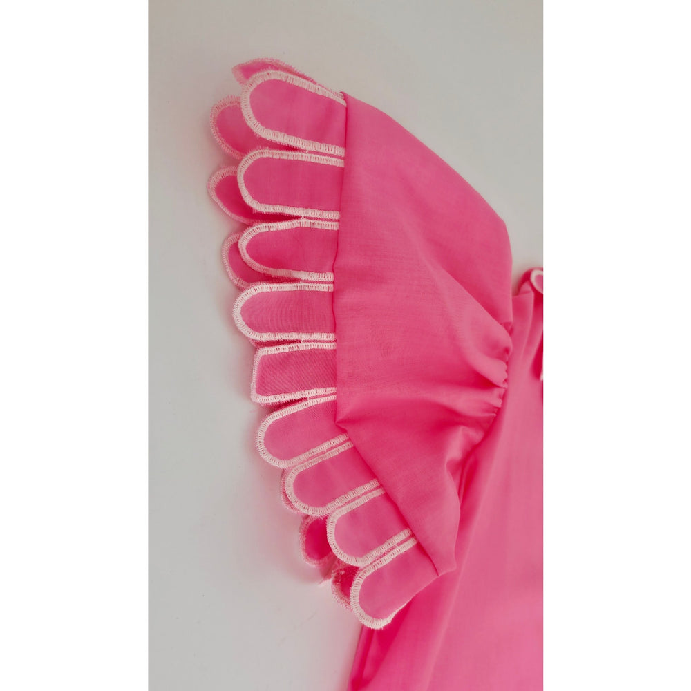 VINTAGE *NEW* 1960's Kayser Women's Hot Pink Button Down Dress Size S