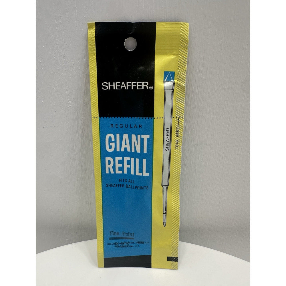 VINTAGE *NEW* 1970's Sheaffer Set of 12 Ballpoint Pen Refills in Black Fine