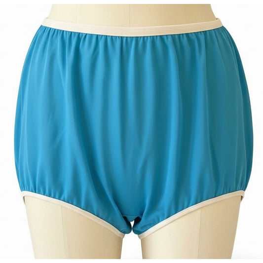 VINTAGE *NEW* 1960's Women's Blue Nylon Panties | Underwear Size L (7) USA