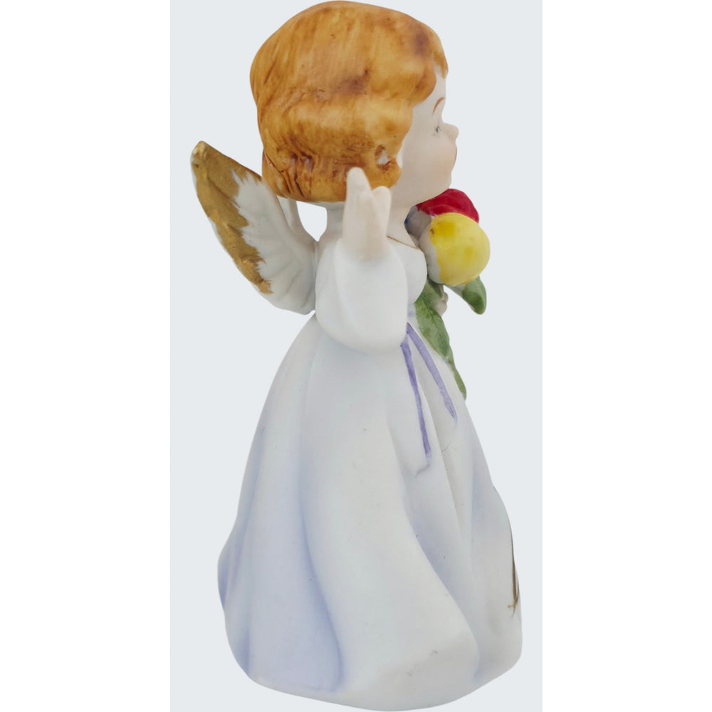 VINTAGE *NEW* 1950's November Birthday Angel Figurine Porcelain Made in Taiwan
