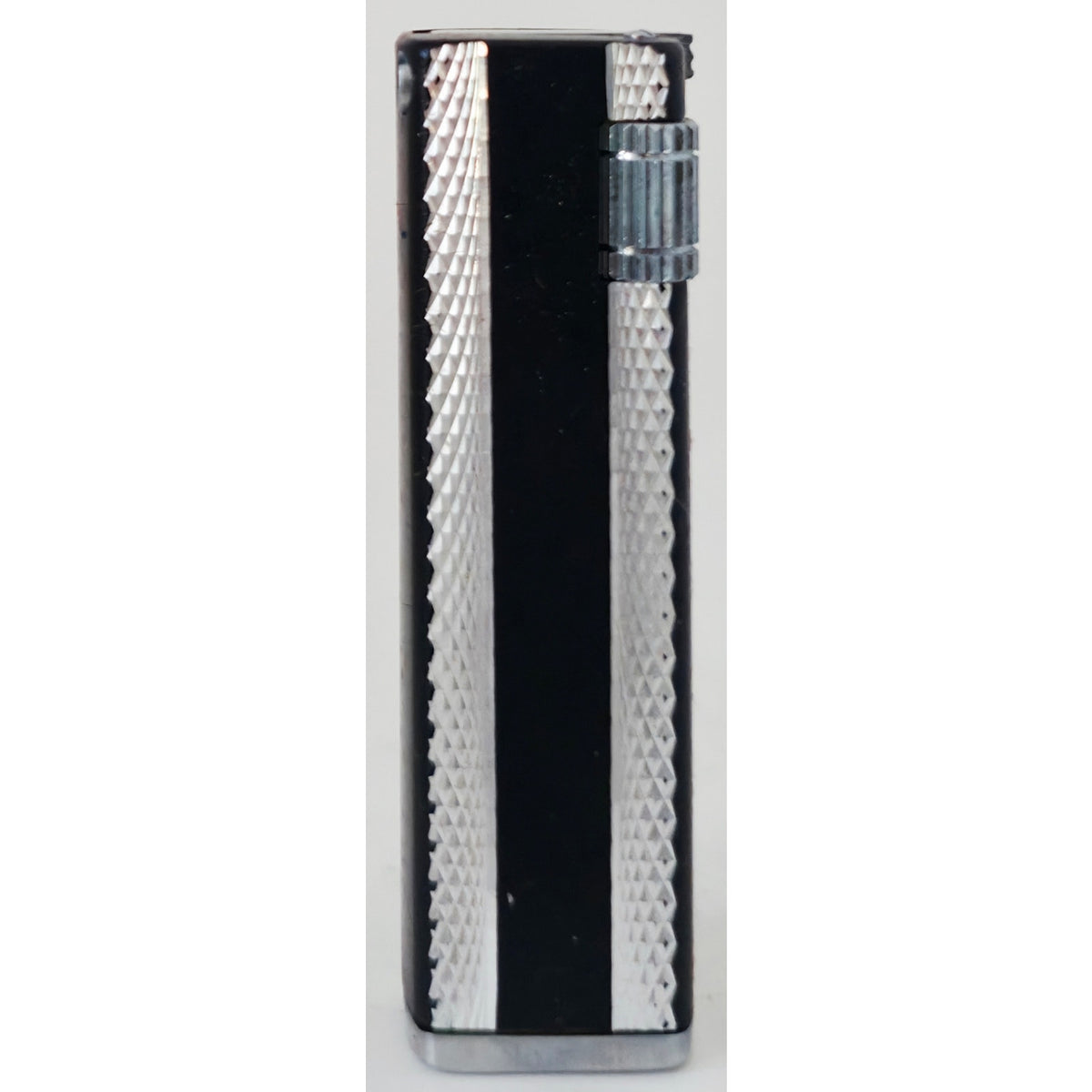 VINTAGE *NEW* 1950's Kron Imperial Black and Silver Lighter Japan