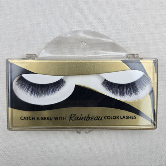 VINTAGE *NEW* 1960s Jija Blue Glow 100% Human Hair Curved Eye Lashes