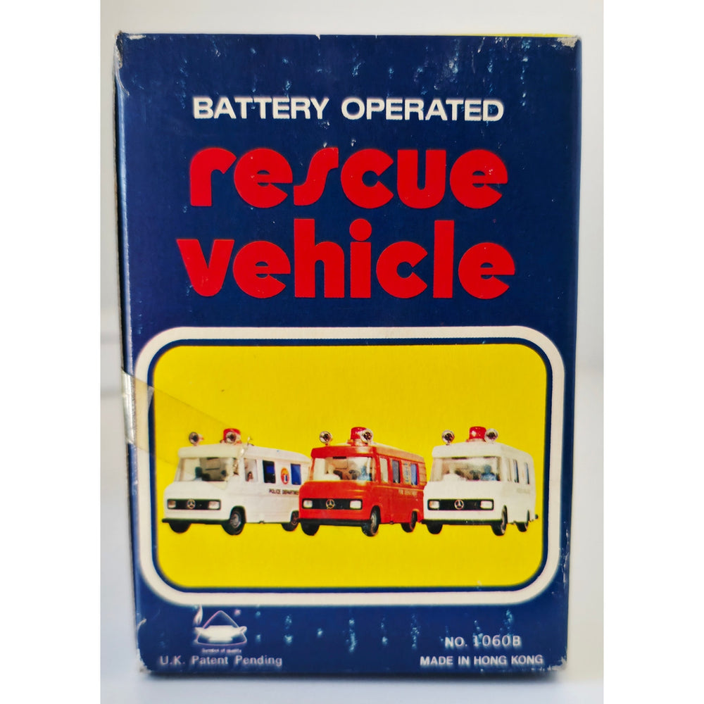 VINTAGE *NEW* 1980's Rescue Vehicles With Sirens Bump-n-Go Action Set of 3