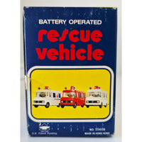 VINTAGE *NEW* 1980's Rescue Vehicles With Sirens Bump-n-Go Action Set of 3