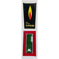 VINTAGE *NEW* 1960's Green Lighter with Pegasus in Original Box by Supreme USA