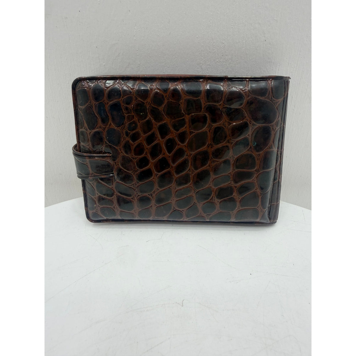 VINTAGE 1970's Stacy Bi-Fold Coin/Photo/Cash Snake Print Wallet