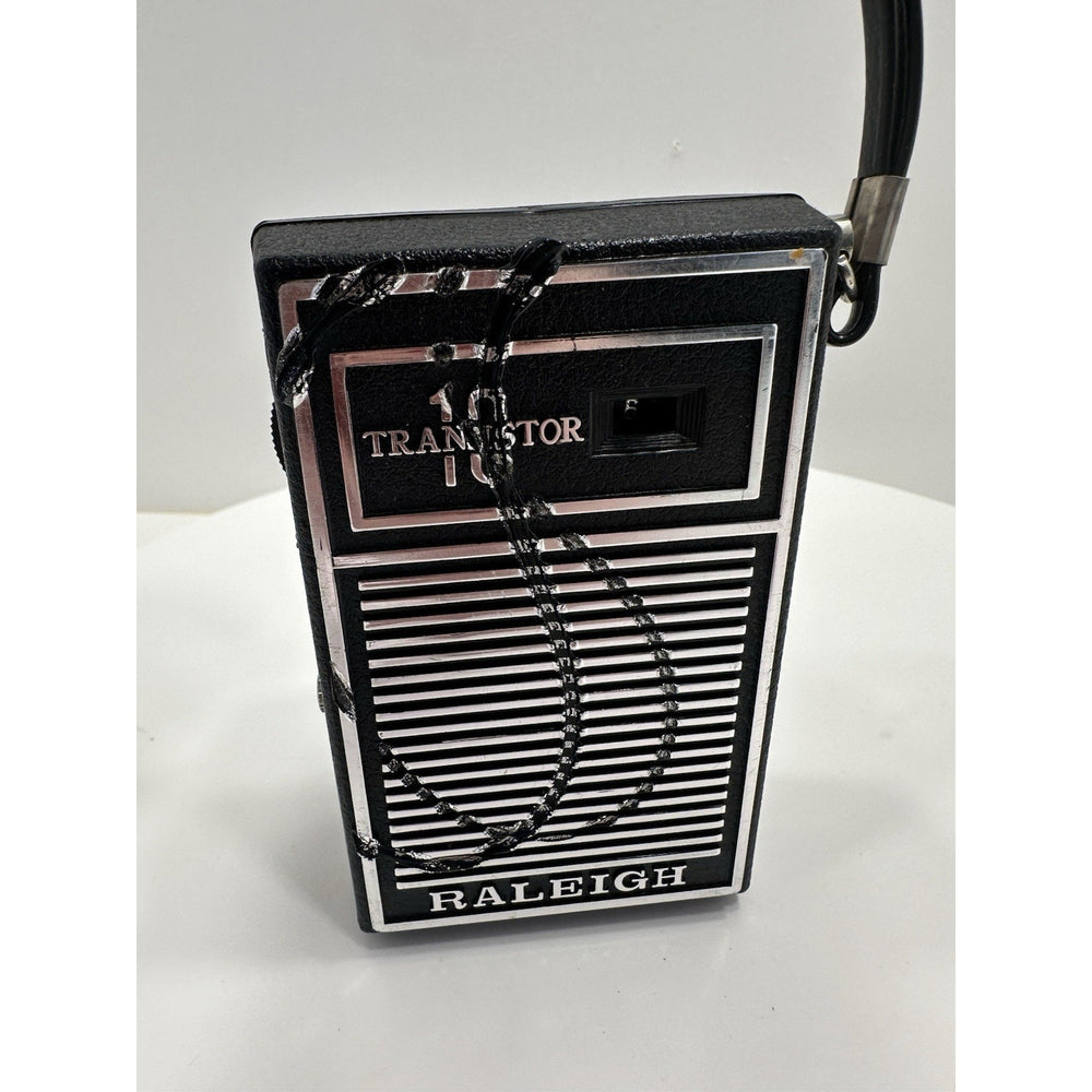 VINTAGE *NEW* 1960's MELTED Raleigh 10 Model#1008 Transistor Radio/High Sensitivity