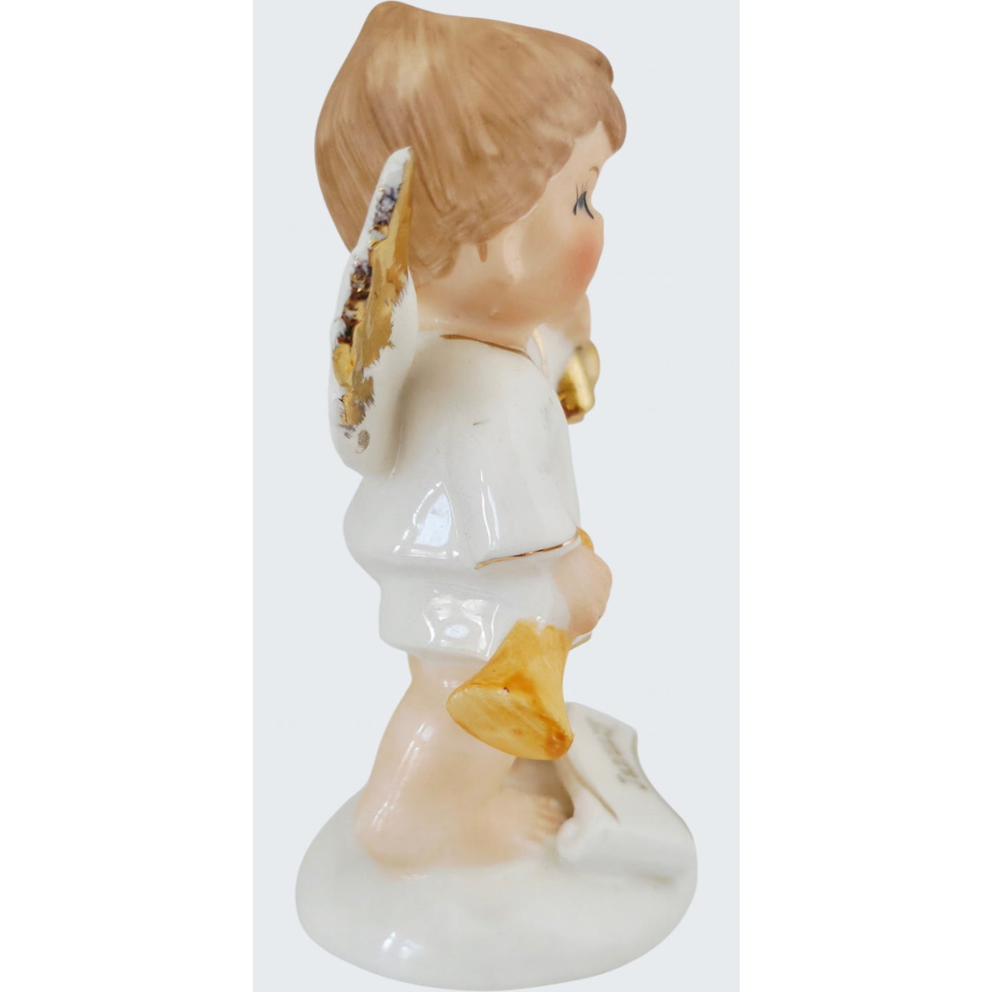 VINTAGE *NEW* 1960's January Birthday Angel Figurine Porcelain Made in Japan