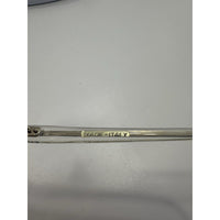 VINTAGE *NEW* 1970's Glam Unisex Clear Circle Frame w/Lavender Lenses Sunglasses