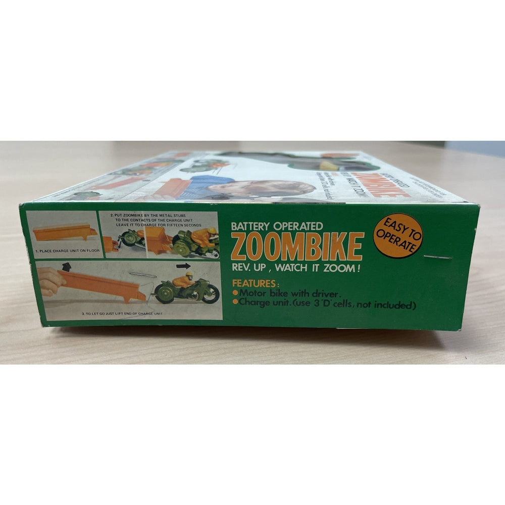 VINTAGE *NEW* 1970's Joseph International White Zoombike Battery Toy
