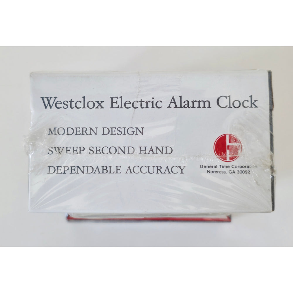 VINTAGE *PRISTINE* 1970's Westclox Cream Alarm Clock Electric Model 22189 Bold II