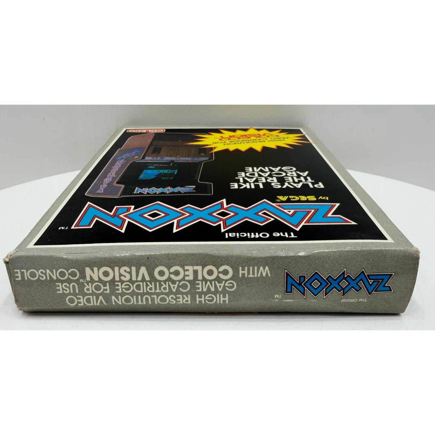 ColecoVision 1982 Zaxxon Video Game NOS Sealed w/Box Wear Unsold Dealer Stock