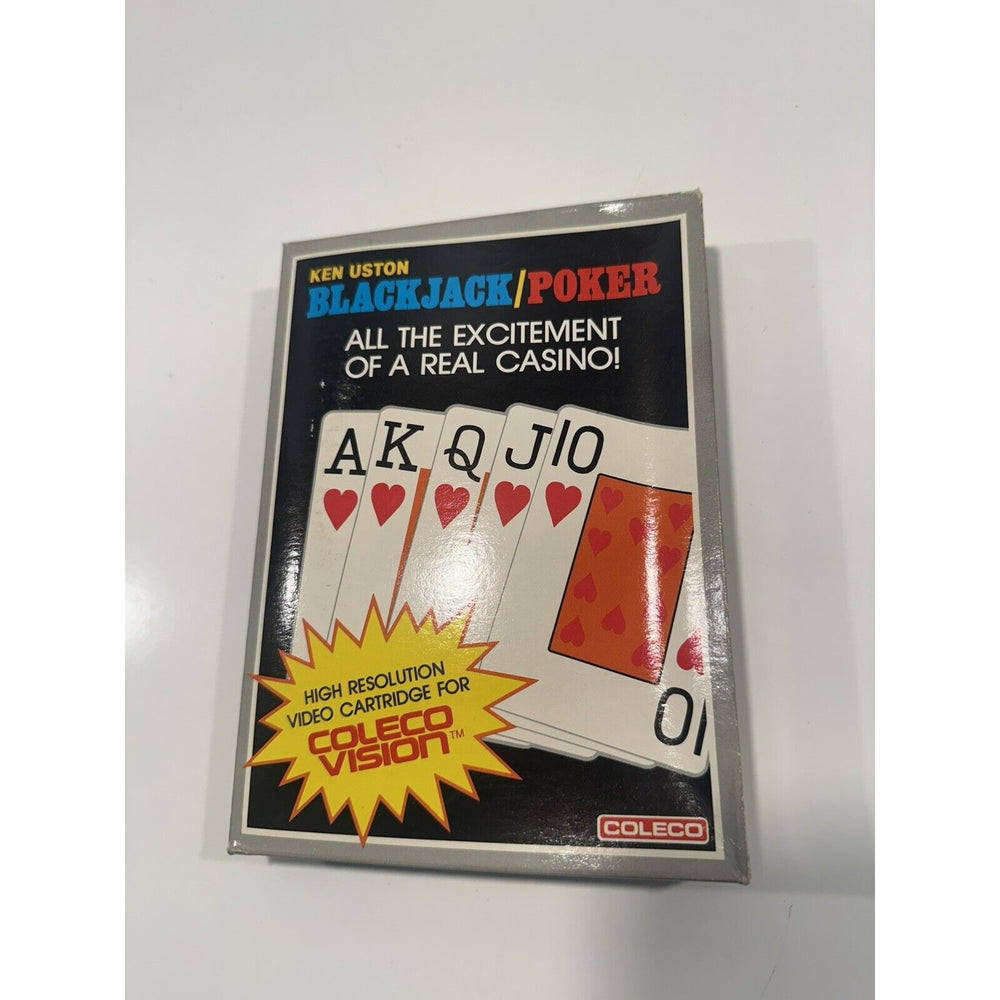 VINTAGE *NEW* COLECO Vision Ken Uston Blackjack/Poker