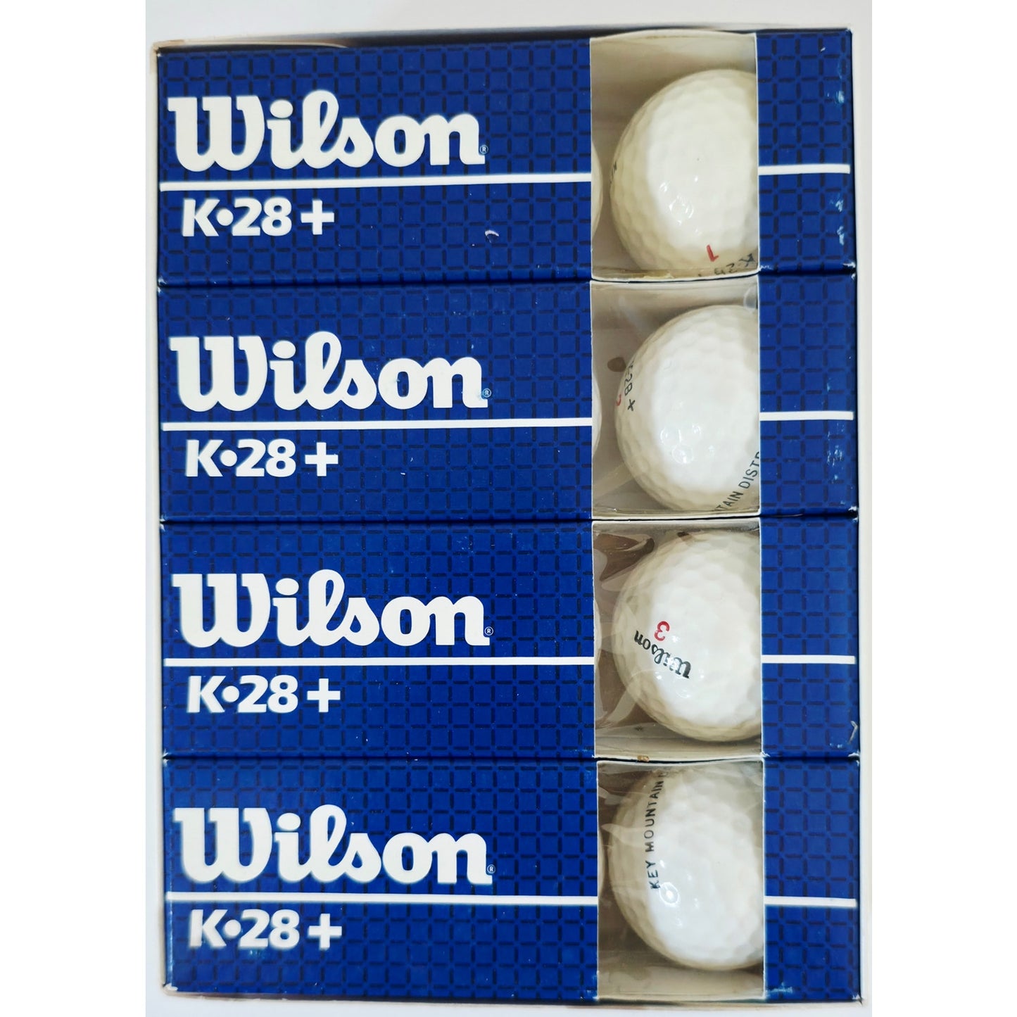 VINTAGE *NEW* 1970's Wilson K 28+ Surlyn Covered Golf Balls Set of 12 USA