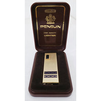 VINTAGE *NEW* 1960's Penguin Vectron Gold Electric Lighter Japan