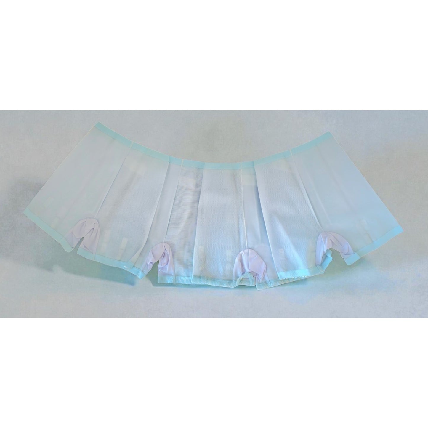 VINTAGE *NEW* 1960's Women's Light Blue High-Waisted Girdle/Garters Size L Lot 4
