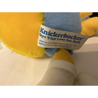VINTAGE *NEW* 1980's SUPER RARE Ms Pacman Plushy SET - Blue/Pink