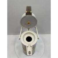 VINTAGE *NEW* 1970's Drink Dispenser w/Flowers Pumper Coffee Hot Cold Beverage