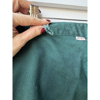 VINTAGE *NEW* 1960's Love N' Stuff Turquoise Twill Botton Pocket Pants Size 30