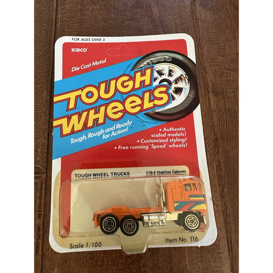 VINTAGE *NEW* 1980's Kidco Tough Wheels Highline Cabover 1/60 Die Case Model