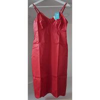 VINTAGE *NEW* 1960's Kayser Women's Red TRICOT Nylon Long Slip Size 34