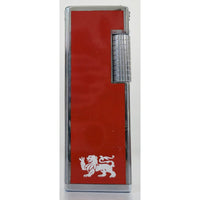 VINTAGE *NEW* 1960's Supreme Red Gas Lighter with Dragon in Original Box USA