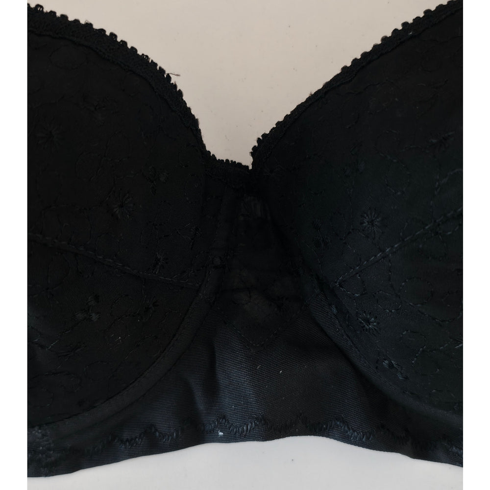 VINTAGE *NEW* 1960's Stephanie Women's Black Padded Strapless Bra Size 34B USA