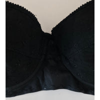 VINTAGE *NEW* 1960's Stephanie Women's Black Padded Strapless Bra Size 34B USA