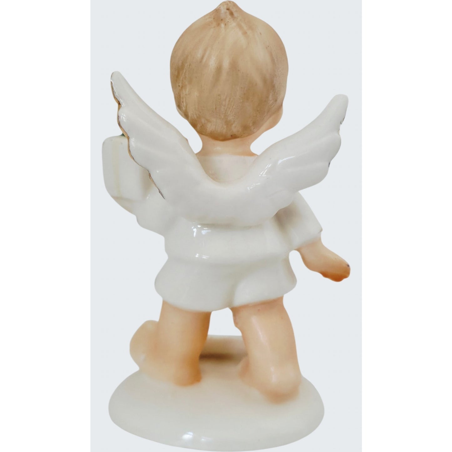 VINTAGE *NEW* 1960's December Birthday Angel Figurine Porcelain Made in Japan