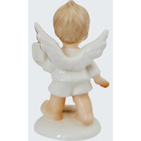 VINTAGE *NEW* 1960's December Birthday Angel Figurine Porcelain Made in Japan