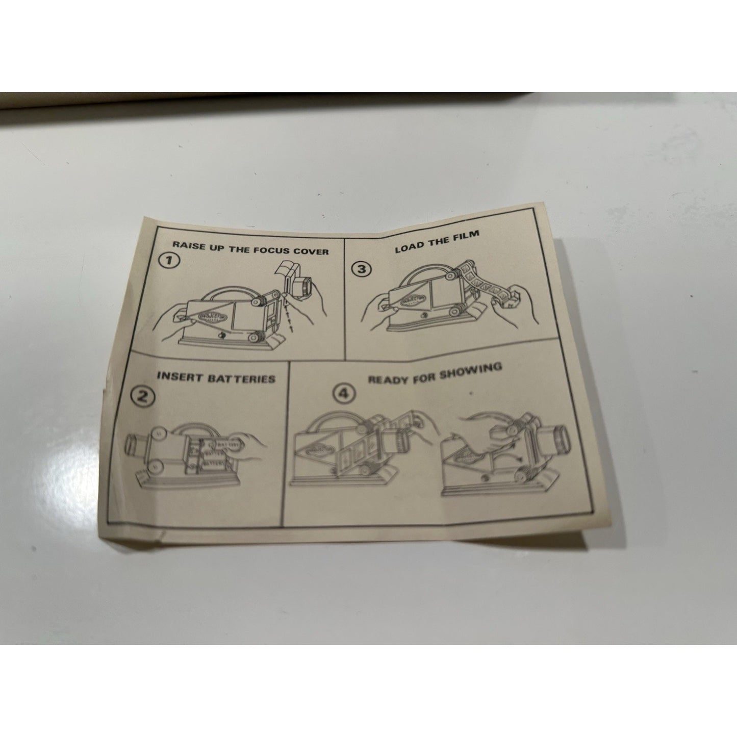 VINTAGE *NEW* 1970's Stellar Battery Operated Slide Plastic Projector