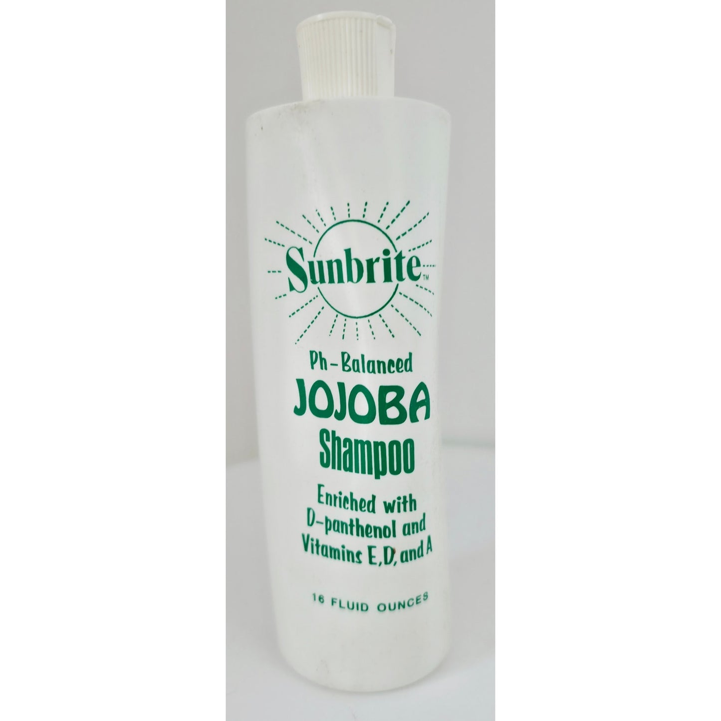 VINTAGE *NEW* 1970's Sunbrite Ph-Balanced JOJOBA Shampoo 16oz