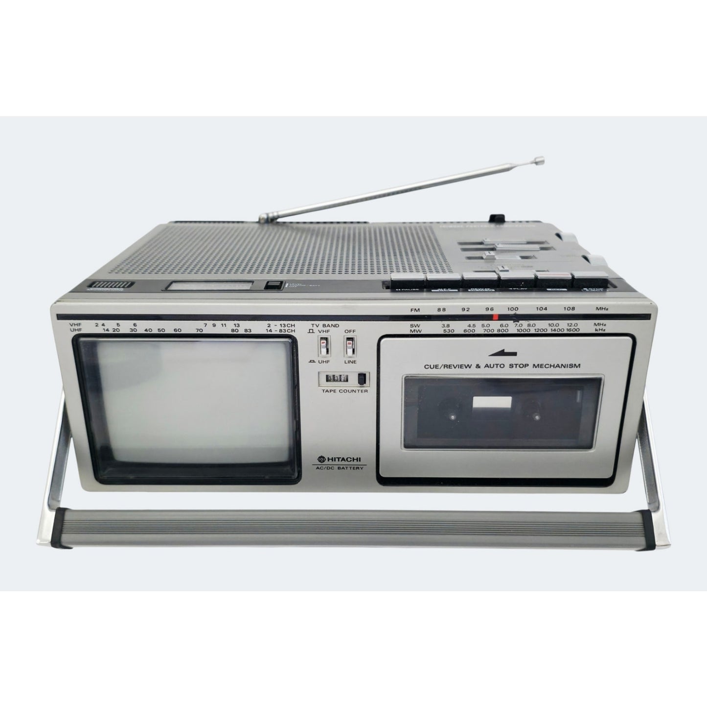 VINTAGE *PRISTINE* 1981 Hitachi K2400 SS TV Receiver/Cassette Needs Lovin'