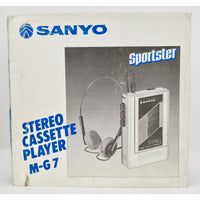 VINTAGE *NEW* 1983 Sanyo M-G 7 Sportster Stereo Cassette Player | Walkman