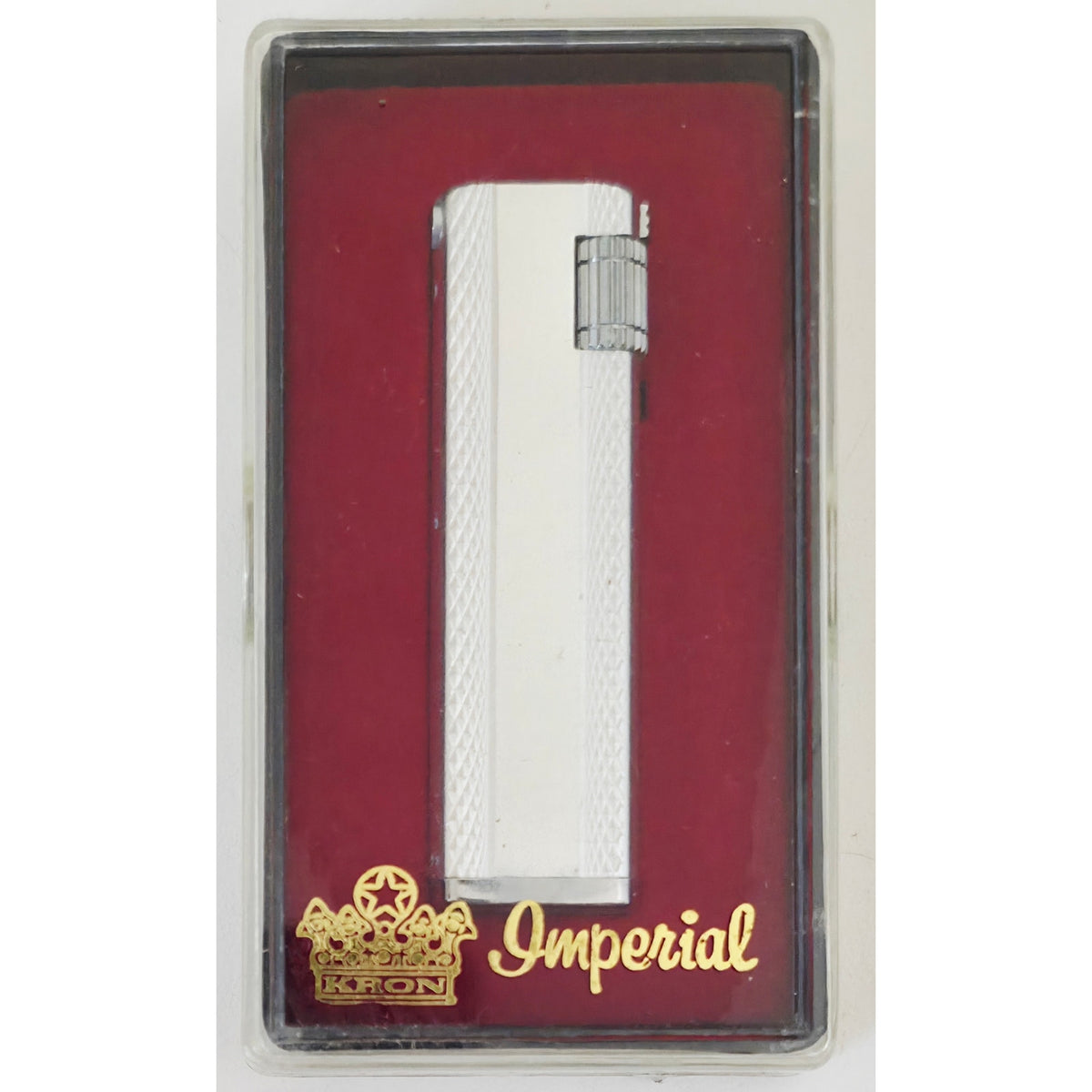 VINTAGE *NEW* 1950's Kron Imperial Silver Lighter Japan
