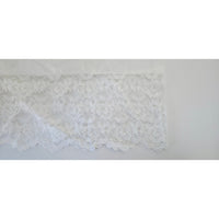 VINTAGE *NEW* 1960's Women's White Slip with White Lace Trim  Size S