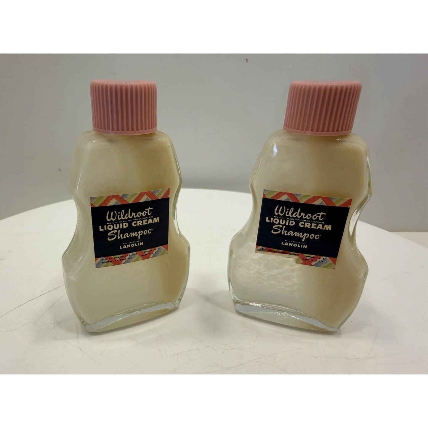 VINTAGE *NEW* 1950’s Wild Root Liquid Cream Lanolin Shampoo 2 in 1 Combo Pack