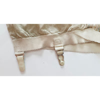 VINTAGE *PRISTINE* 1960's Tidyform Women's Cream Shapewear Girdle w/Garters XL