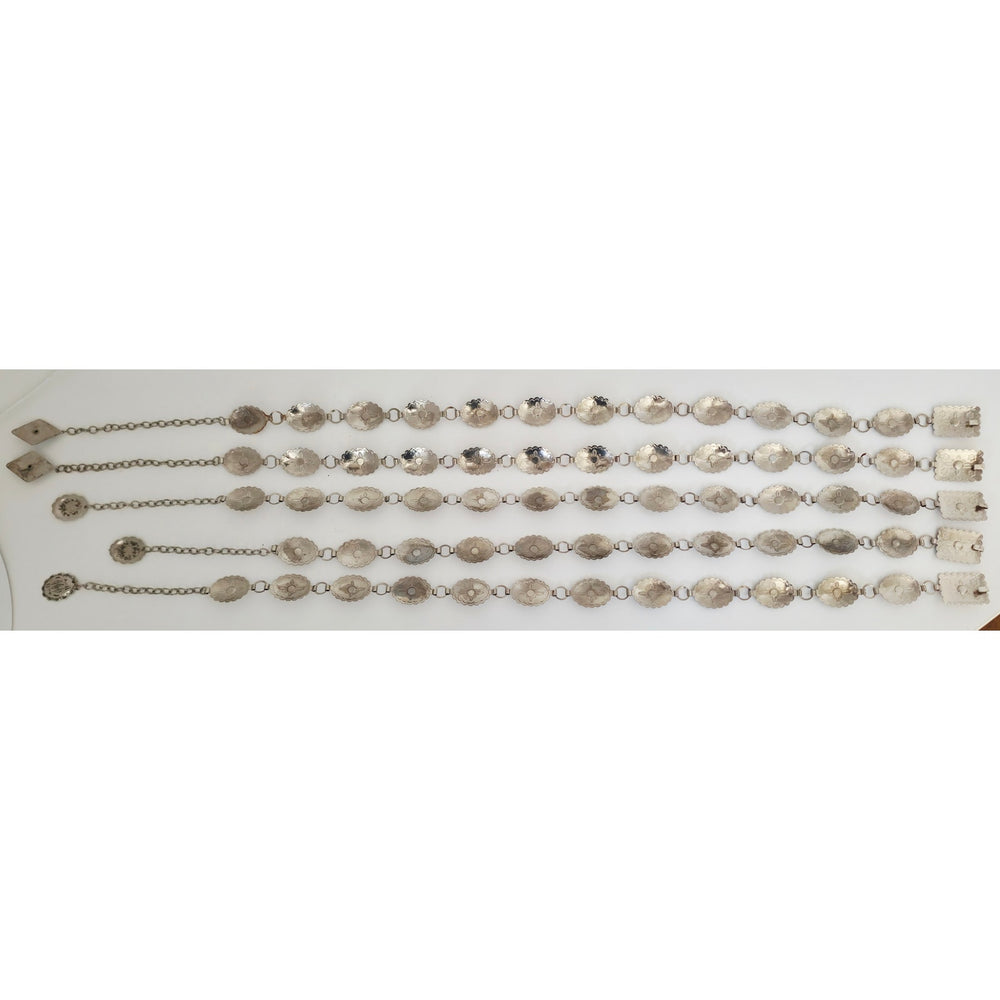 VINTAGE *PRISTINE* 1970's Women's Chain Belts Set of 5